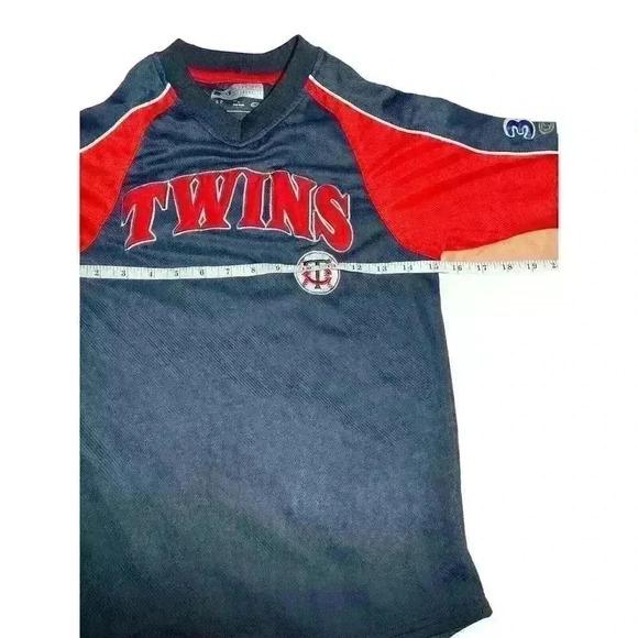vintage Twins jersey y2k Minnesota twins joe mauer jersey youth SM. #3 patch - Picture 6 of 9